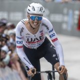 Jan Christen, ici sur le Tour de Suisse, a signé un joli succès jeudi au Pays basque. KEYSTONE/GIAN EHRENZELLER